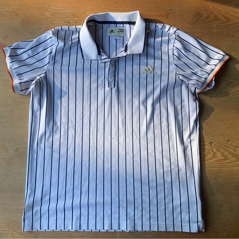Adidas Pharrell Williams Navy Striped Shirt